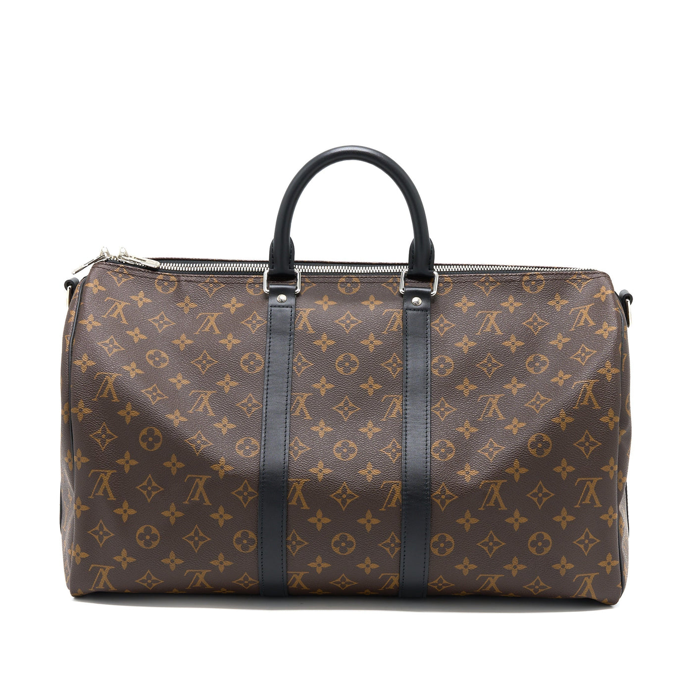 LOUIS VUITTON KEEPALL BANDOULIERE 45 MONOGRAM MACASSAR CANVAS SHW