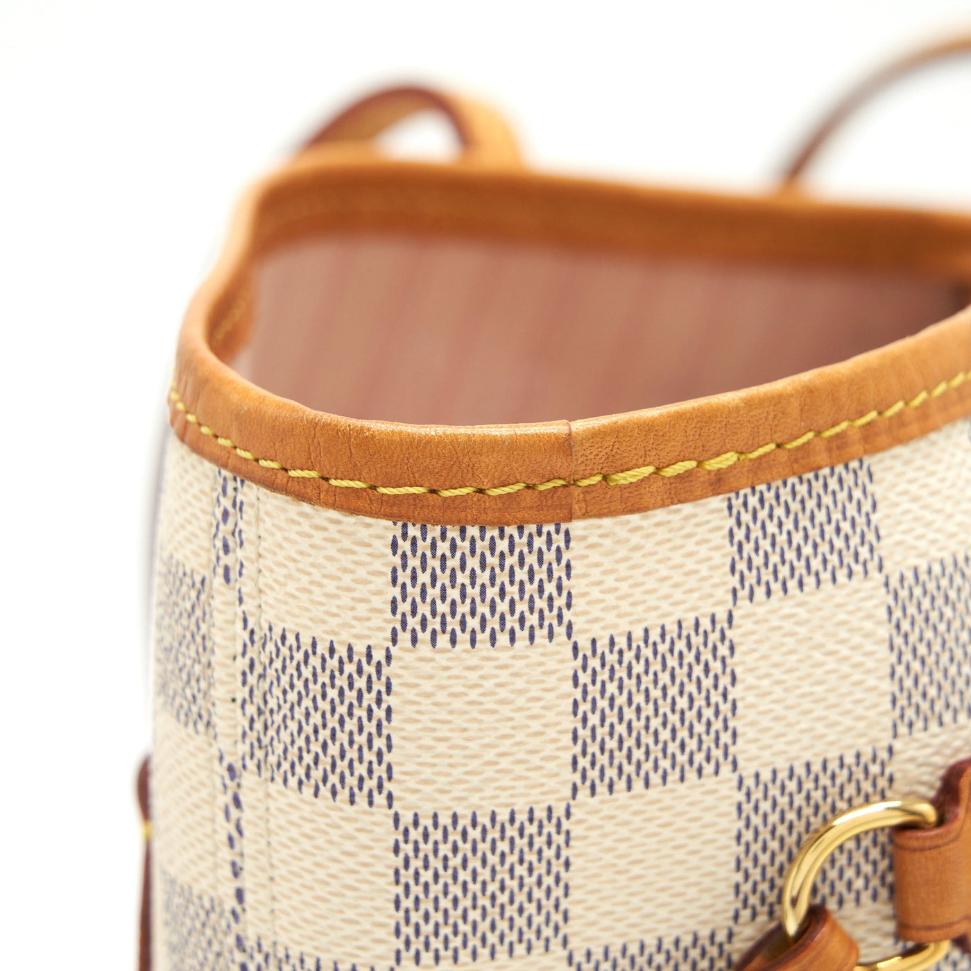 LOUIS VUITTON NEVERFULL MM DAMIER AZUR GHW