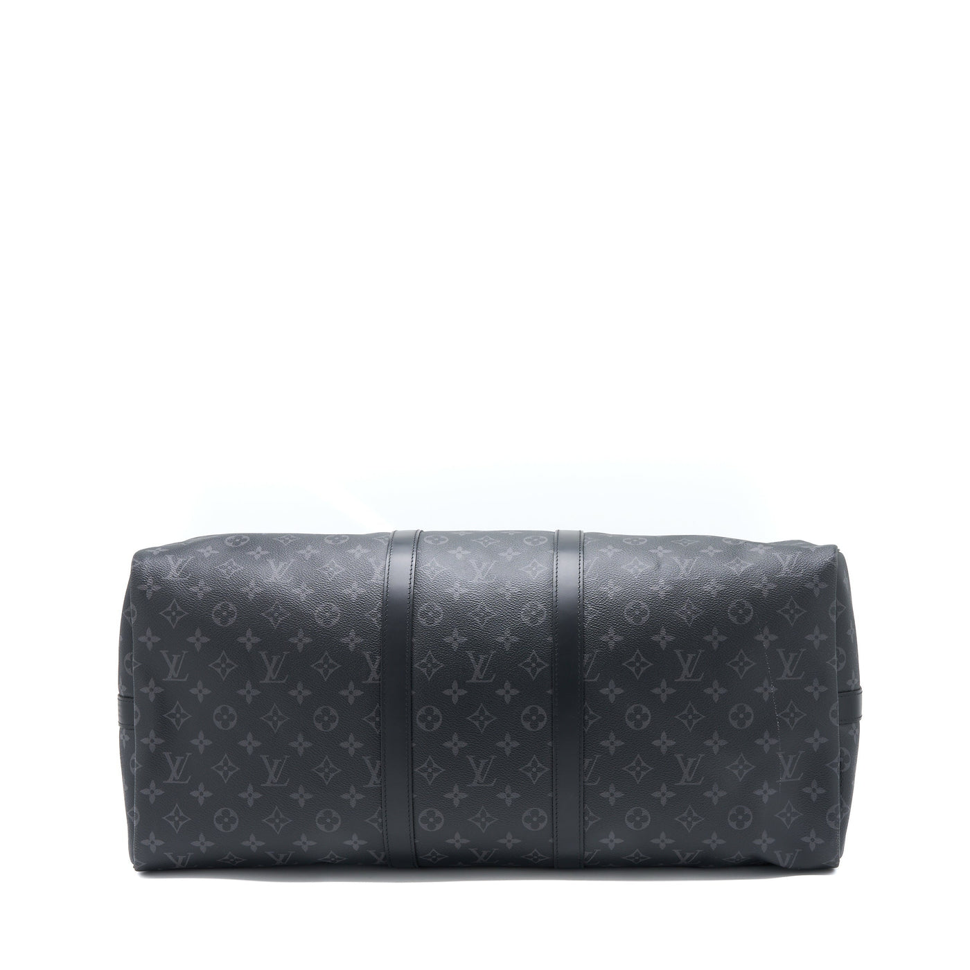 LOUIS VUITTON KEEPALL 55 WITH SHOULDER STRAP MONOGRAM ECLIPSE CANVAS SHW