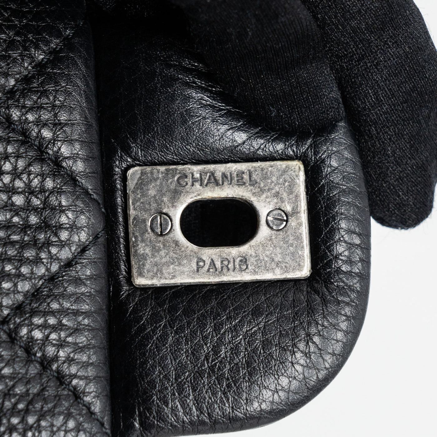CHANEL XXL CLASSIC TRAVEL FLAP CALFSKIN BLACK RUTHENIUM HARDWARE
