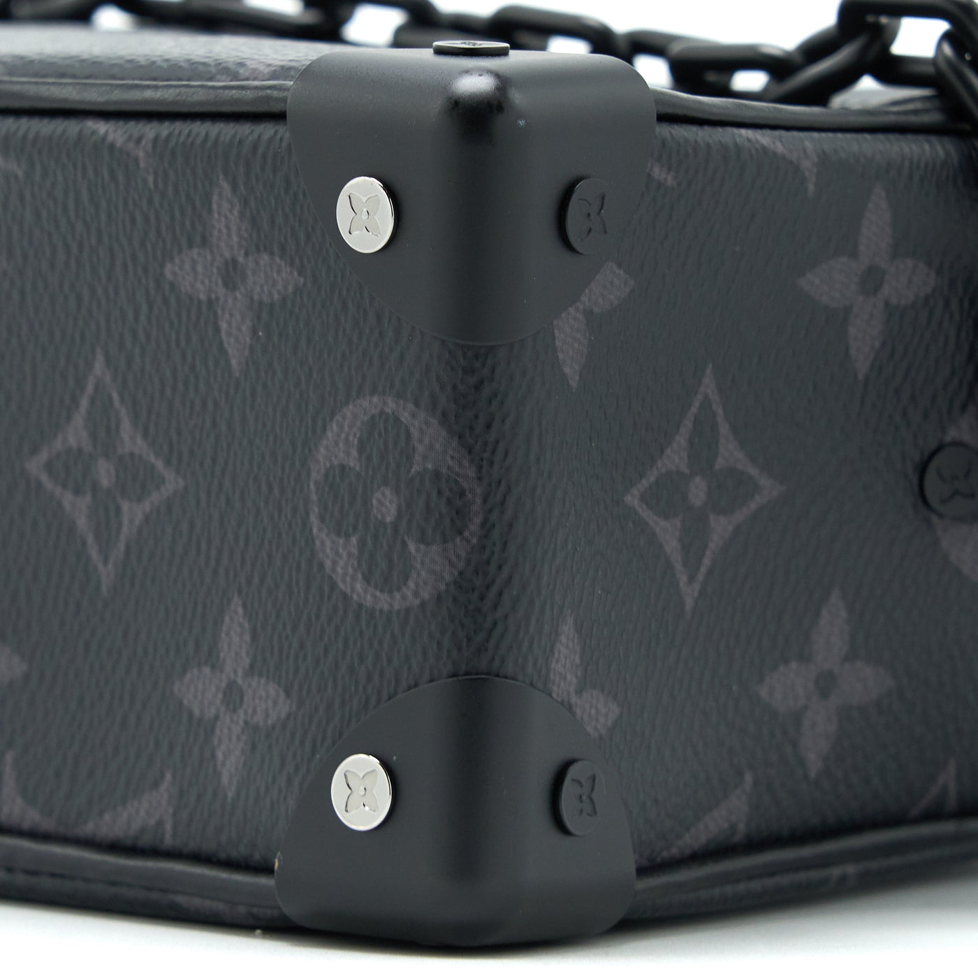 LOUIS VUITTON MINI SOFT TRUNK MONOGRAM ECLIPSE CANVAS BLACK HARDWARE