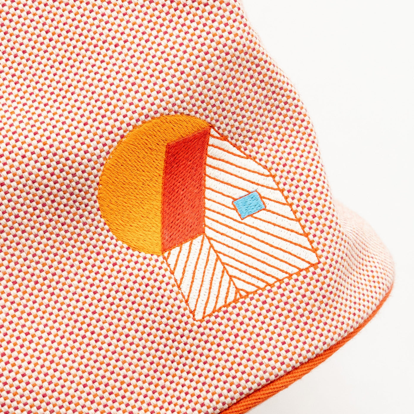 HERMES LES CABANES BACKPACK CANVAS PINK / ORANGE