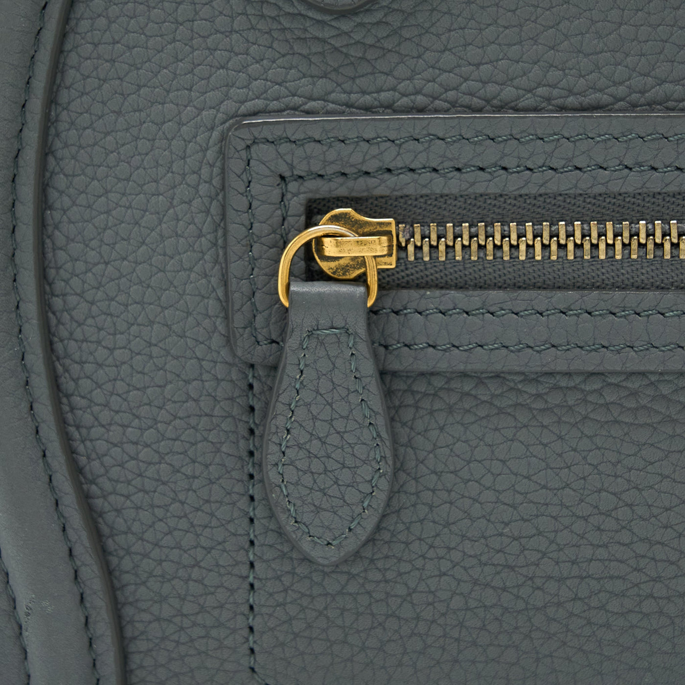 CELINE NANO LUGGAGE BAG GREY GHW
