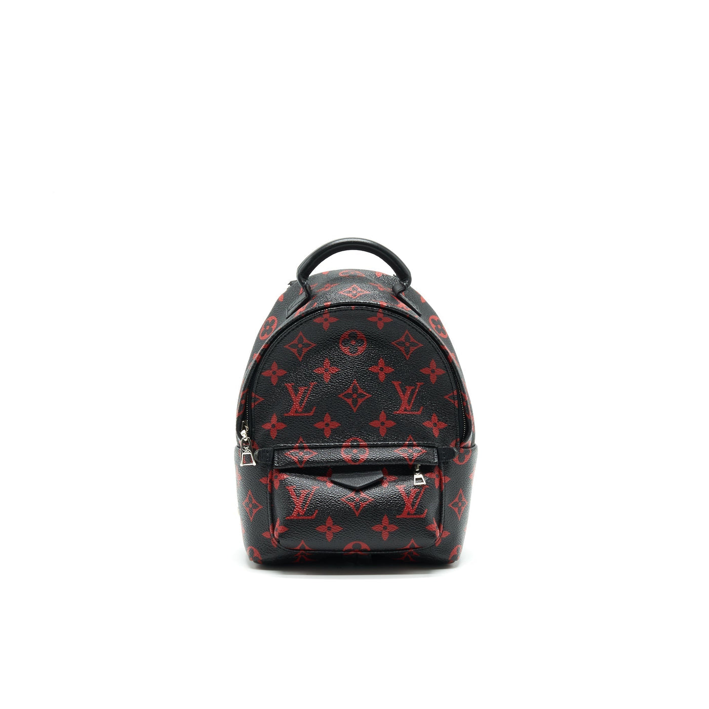 LOUIS VUITTON PALM SPRINGS MINI BACKPACK IN BLACK AND RED