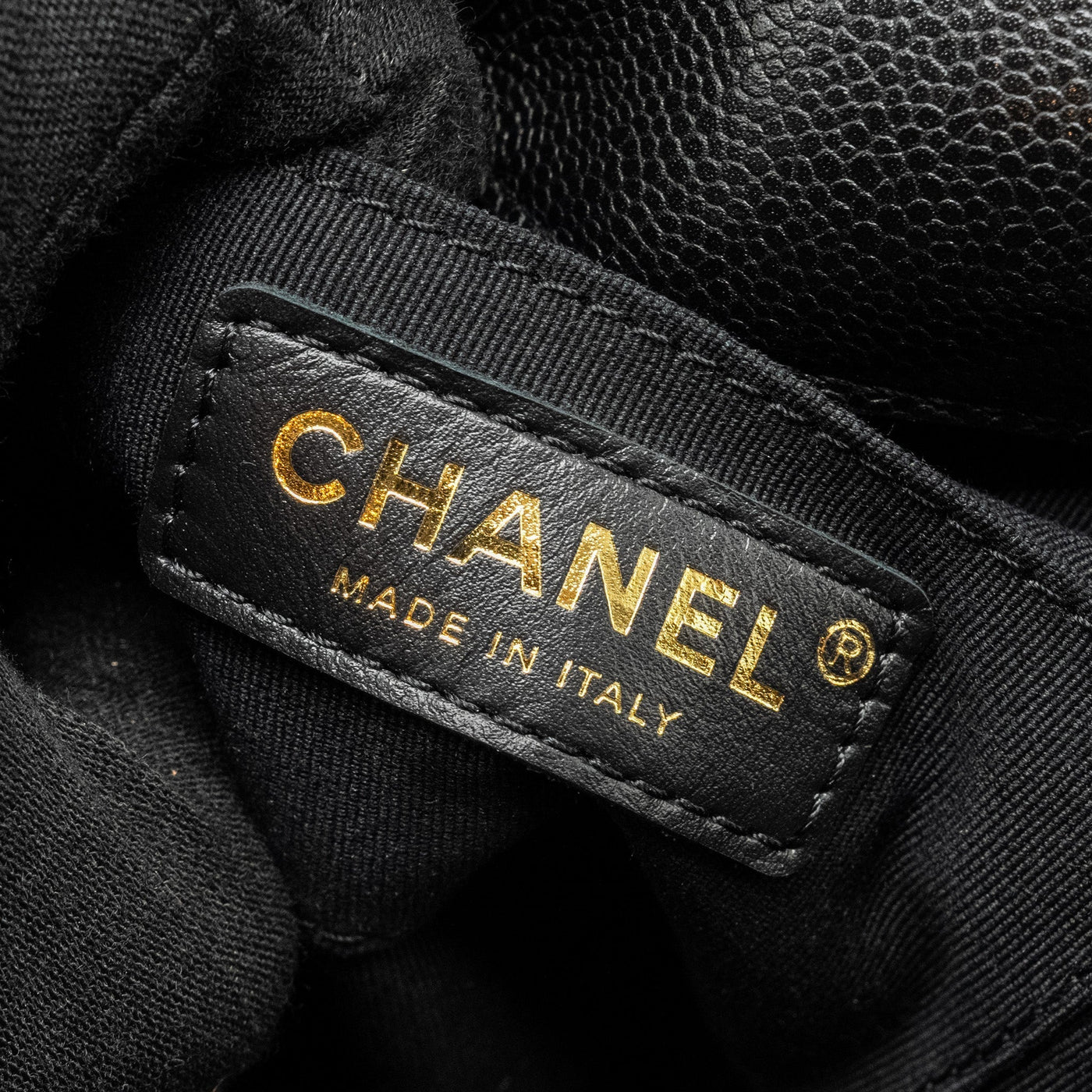 CHANEL 24A MINI DUMA BACKPACK GRAINED CALFSKIN BLACK LGHW (MICROCHIP)