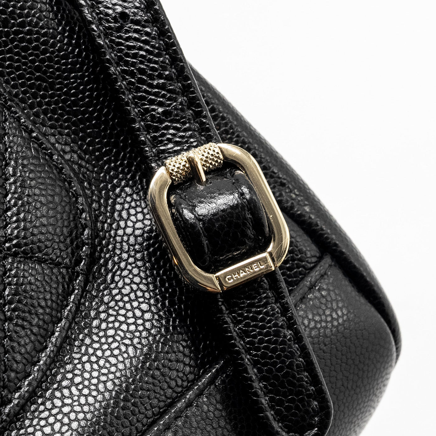 CHANEL AFFINITY BACKPACK CAVIAR BLACK LGHW (MICROCHIP)