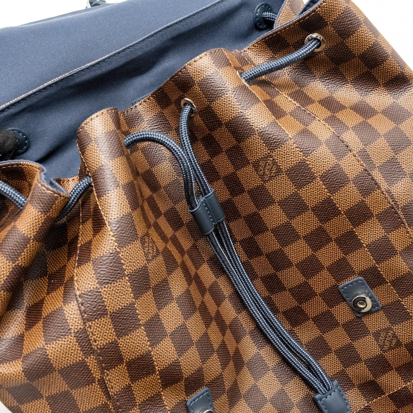 LOUIS VUITTON RUNNER BACKPACK DAMIER EBENE CANVAS/LEATHER SHW