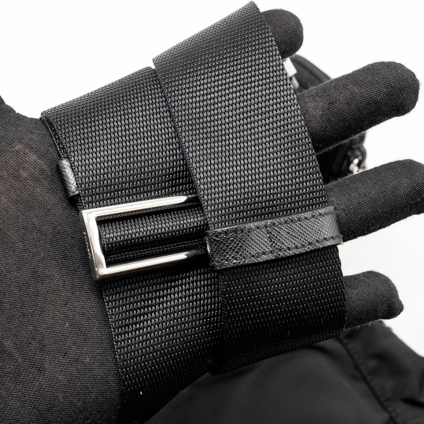 PRADA MESSENGER BAG RE-NYLON BLACK SHW