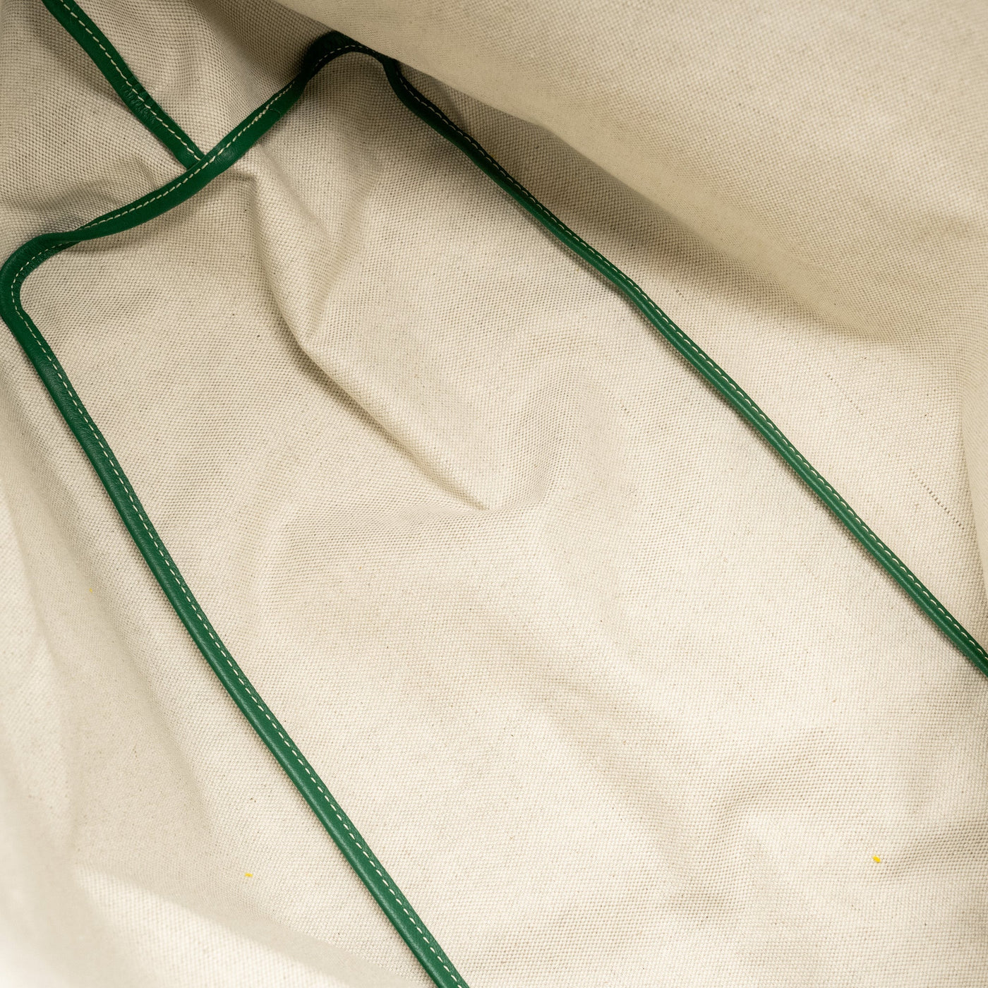 GOYARD SAINT LOUIS GM TOTE BAG CANVAS / CALFSKIN GREEN SHW