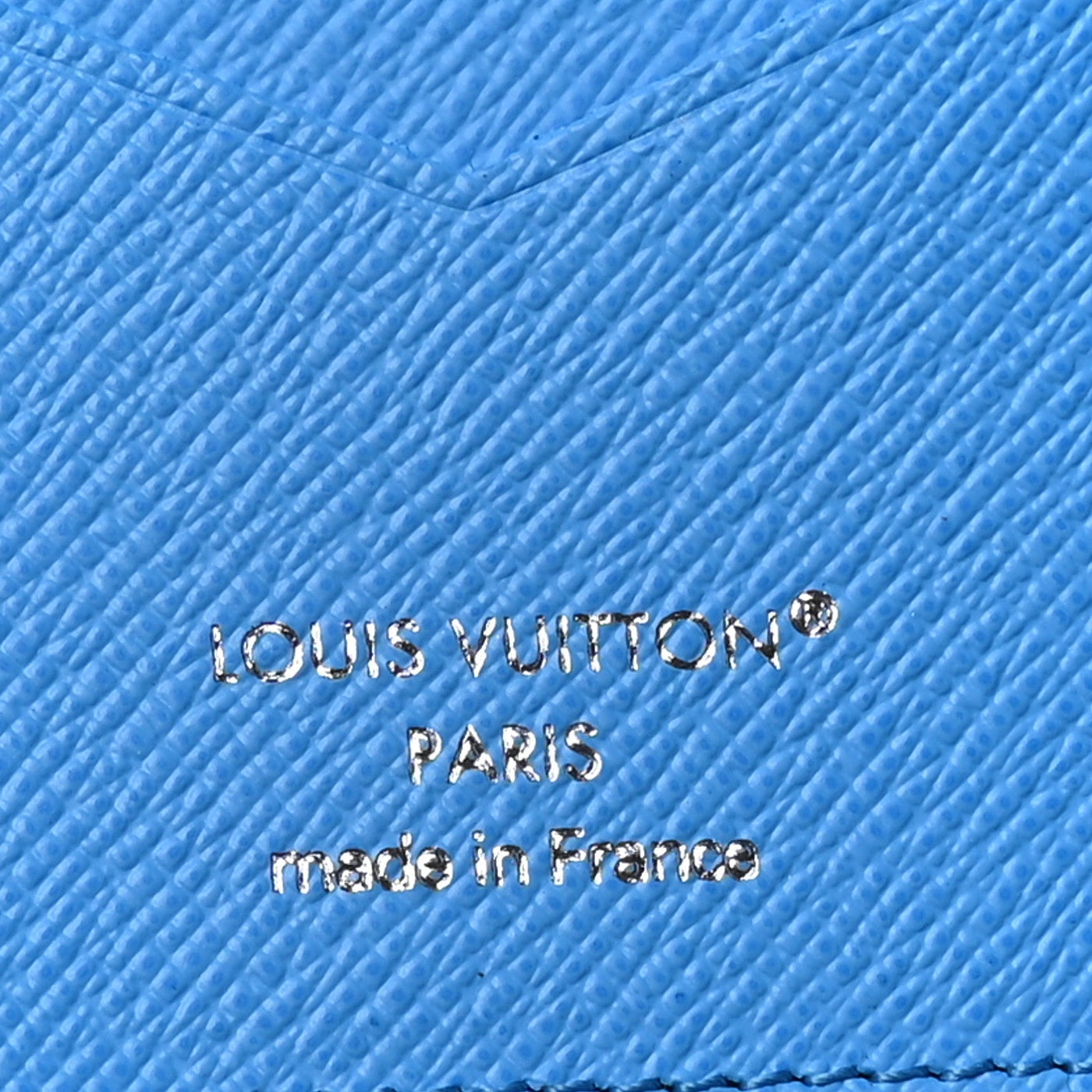 LOUIS VUITTON MONOGRAM SPORTS PASSPORT COVER POOL BLUE