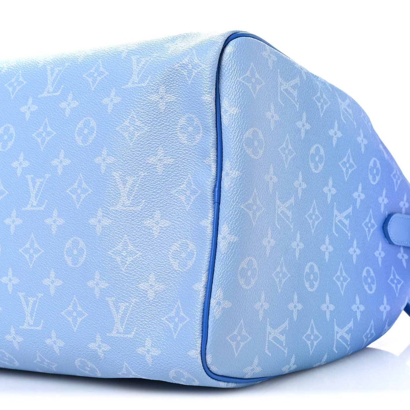 LOUIS VUITTON MONOGRAM CLOUDS KEEPALL BANDOULIERE 50 BLUE