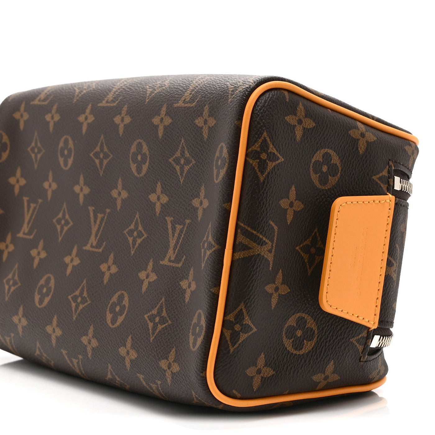LOUIS VUITTON MONOGRAM DOPP KIT TOILET POUCH SAFRAN YELLOW