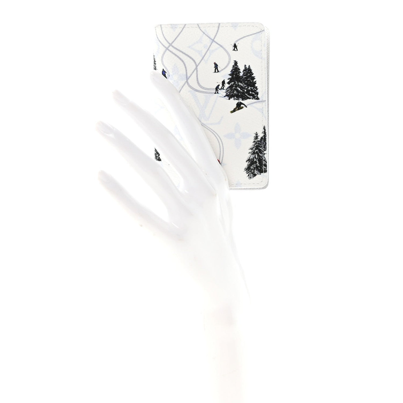 LOUIS VUITTON MONOGRAM SPORTS PASSPORT COVER SKI WHITE