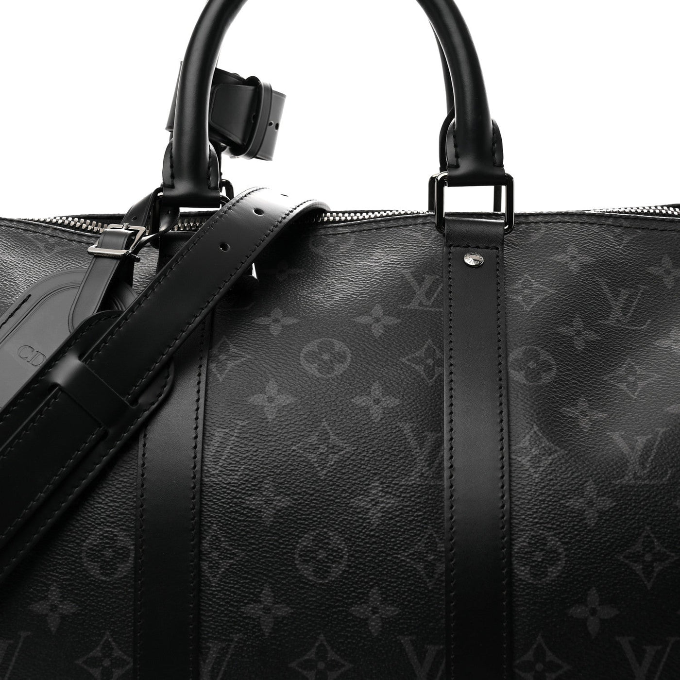 LOUIS VUITTON MONOGRAM ECLIPSE KEEPALL BANDOULIERE 45