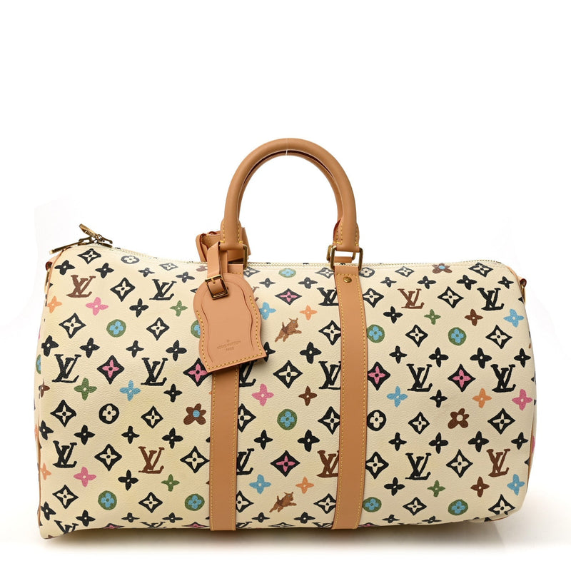 LOUIS VUITTON MONOGRAM CRAGGY KEEPALL BANDOULIERE 45 VANILLA