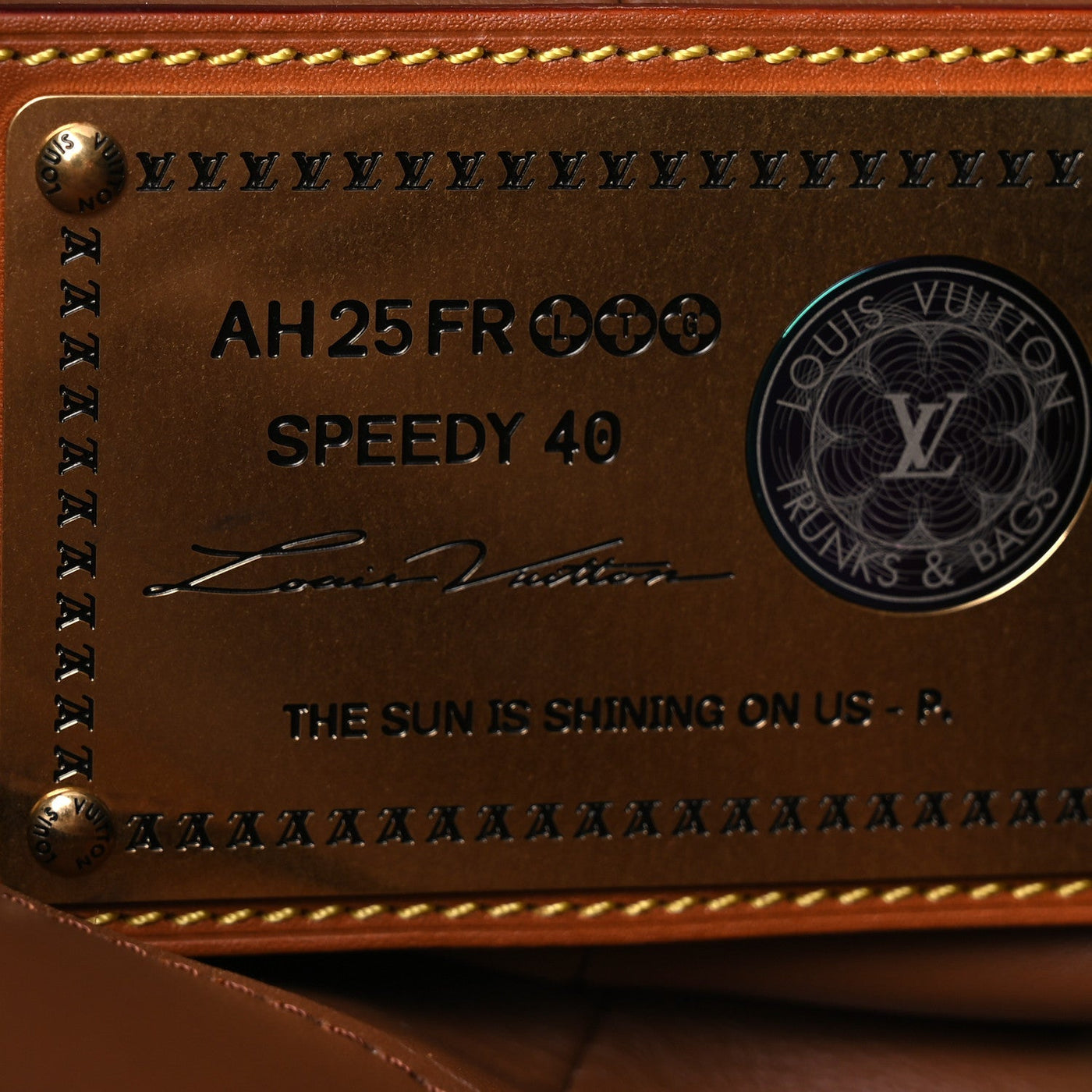 LOUIS VUITTON CALFSKIN MONOGRAM SPEEDY P9 BANDOULIERE 40 GREEN SANCHA