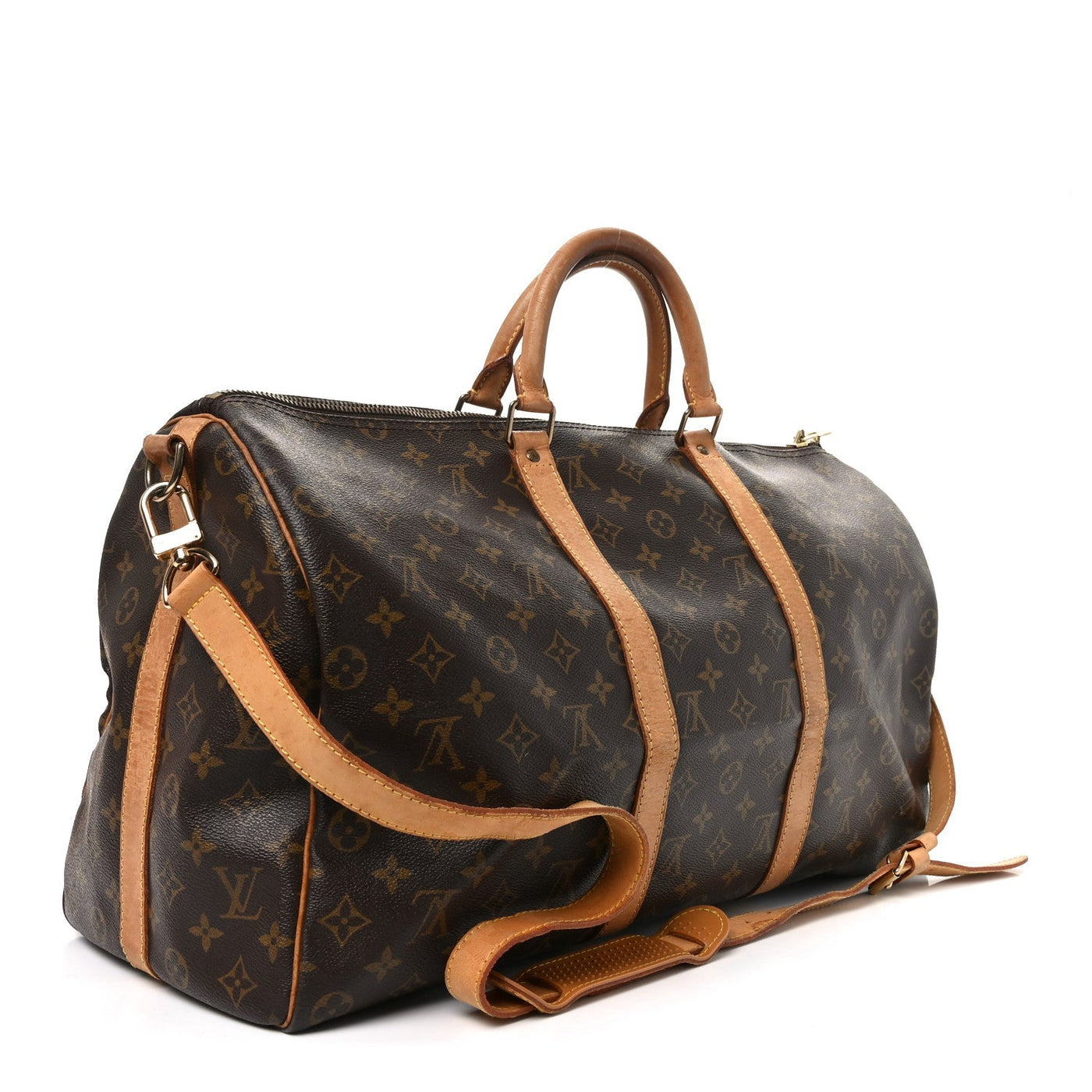 LOUIS VUITTON MONOGRAM KEEPALL BANDOULIERE 50