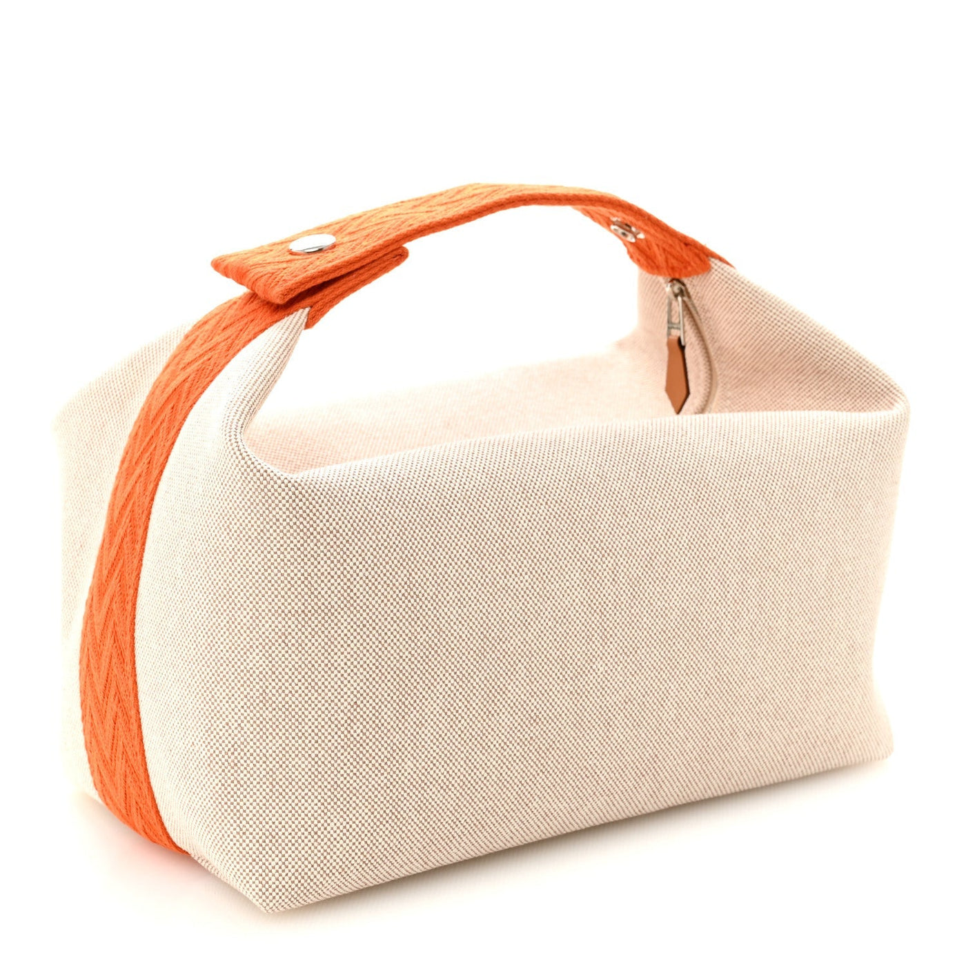 CANVAS LARGE BRIDE-A-BRAC POUCH NATURAL ORANGE
