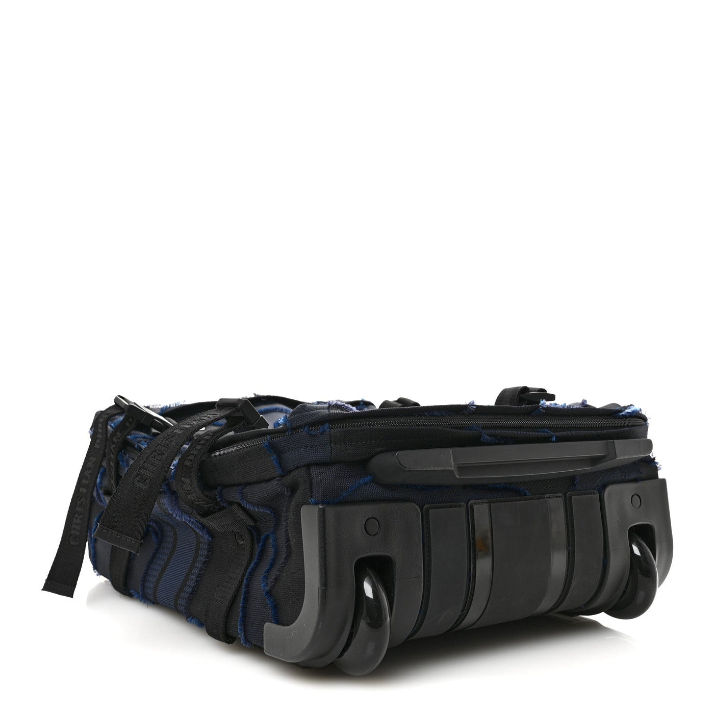 DIOR CANVAS SMALL DIORTRAVEL SUITCASE BLUE MULTICOLOR