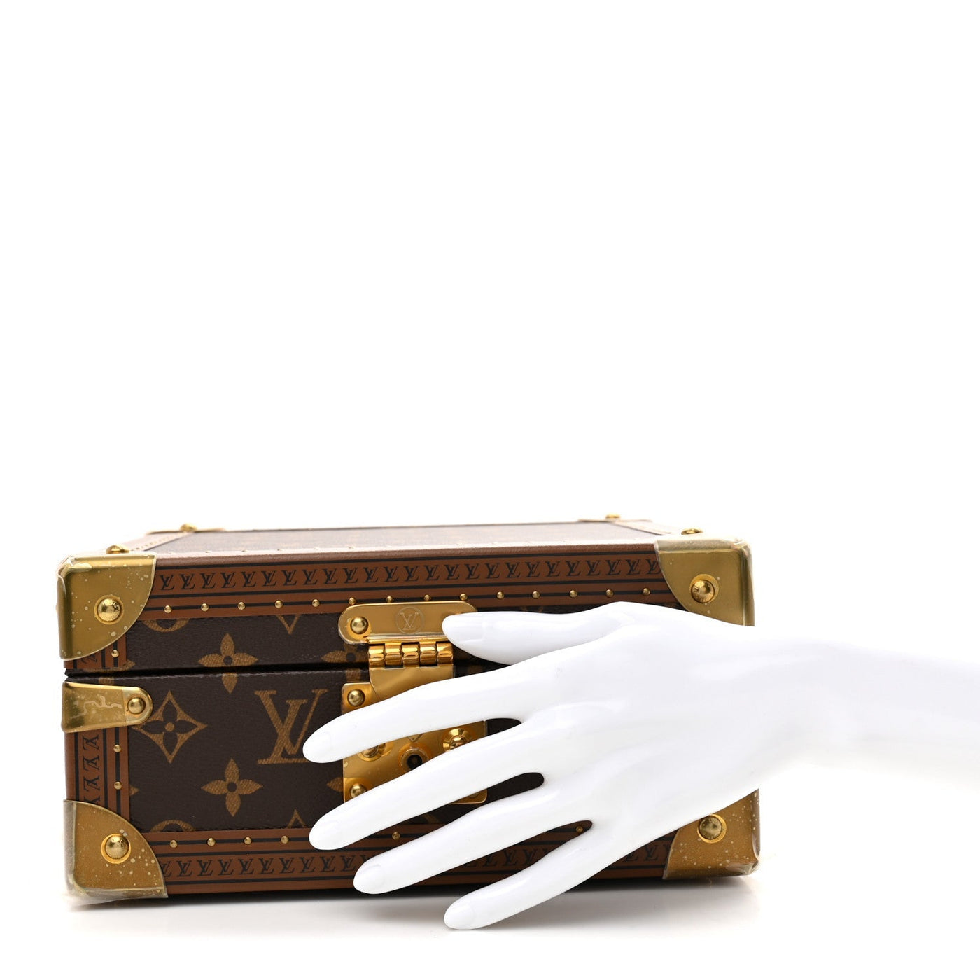 LOUIS VUITTON MONOGRAM JEWELRY BOX RED