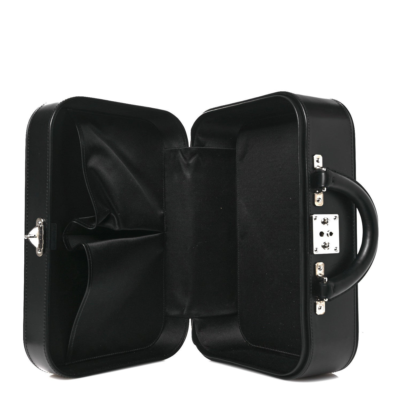 LOUIS VUITTON MONOGRAM GLACE VALISETTE MM BLACK