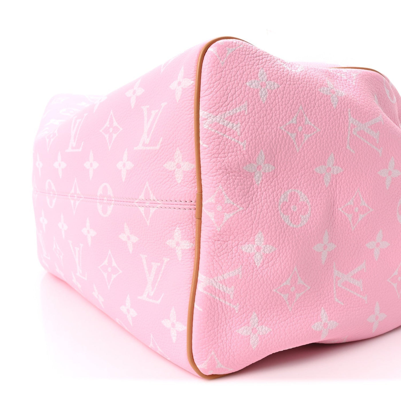 LOUIS VUITTON CALFSKIN MONOGRAM SPEEDY P9 BANDOULIERE 40 CANDY
