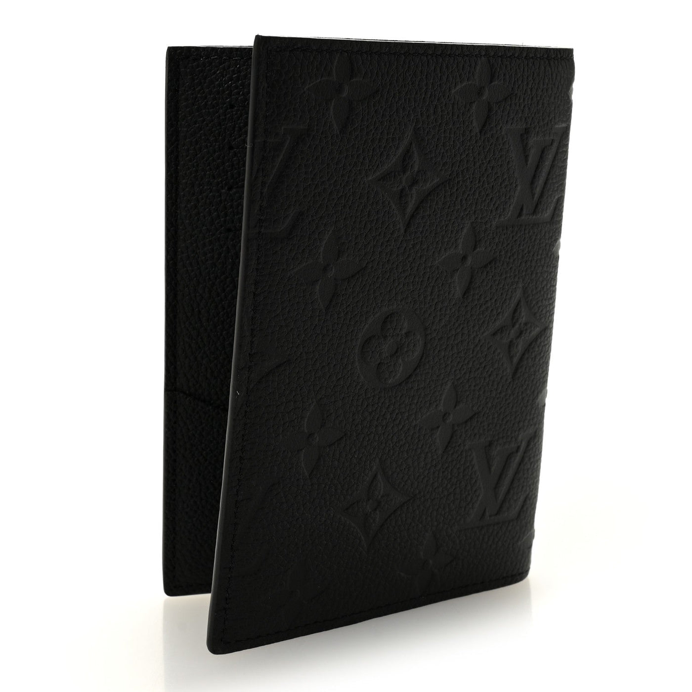 LOUIS VUITTON EMPREINTE MONOGRAM PASSPORT COVER BLACK