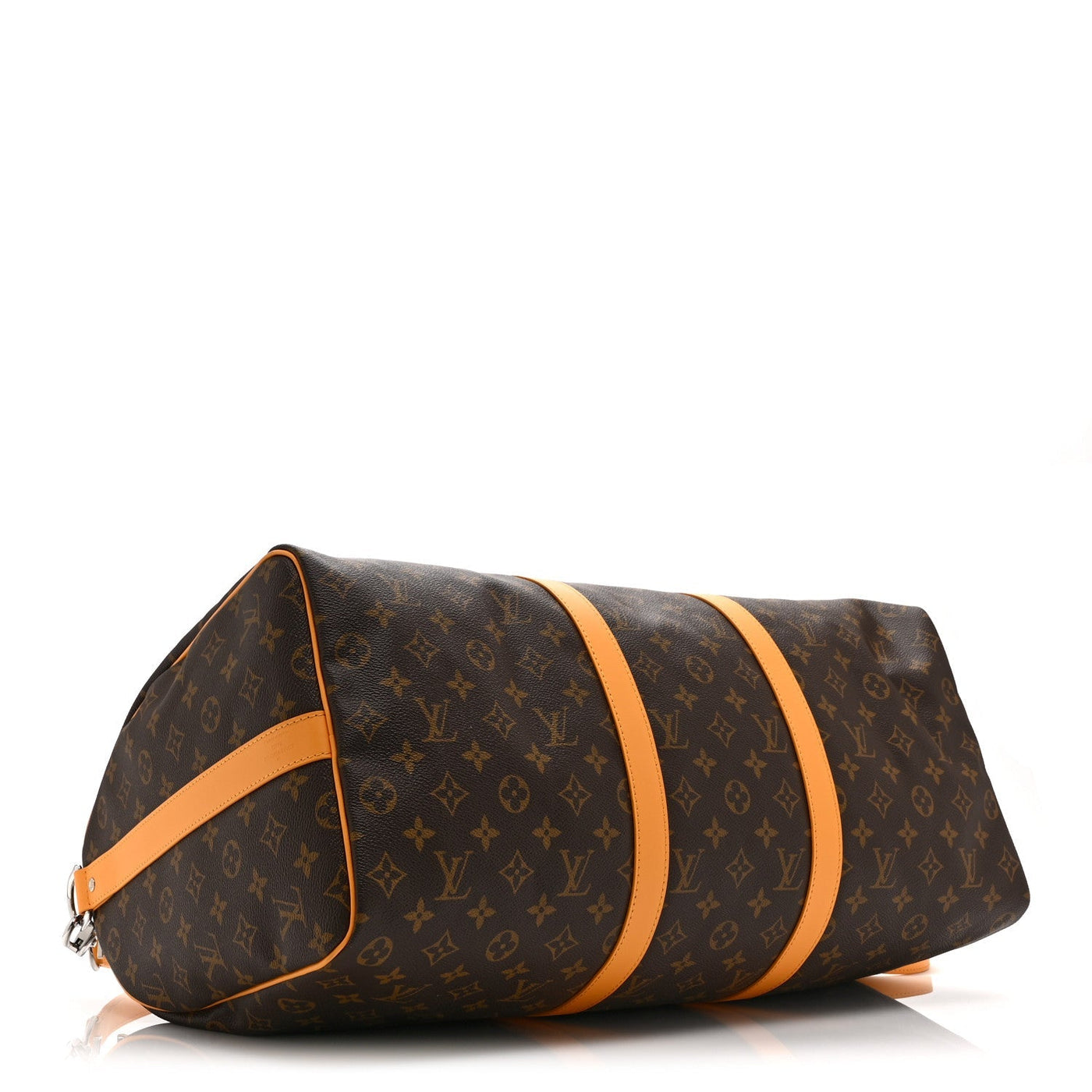 LOUIS VUITTON MONOGRAM MACASSAR KEEPALL BANDOULIERE 50 SAFRAN YELLOW