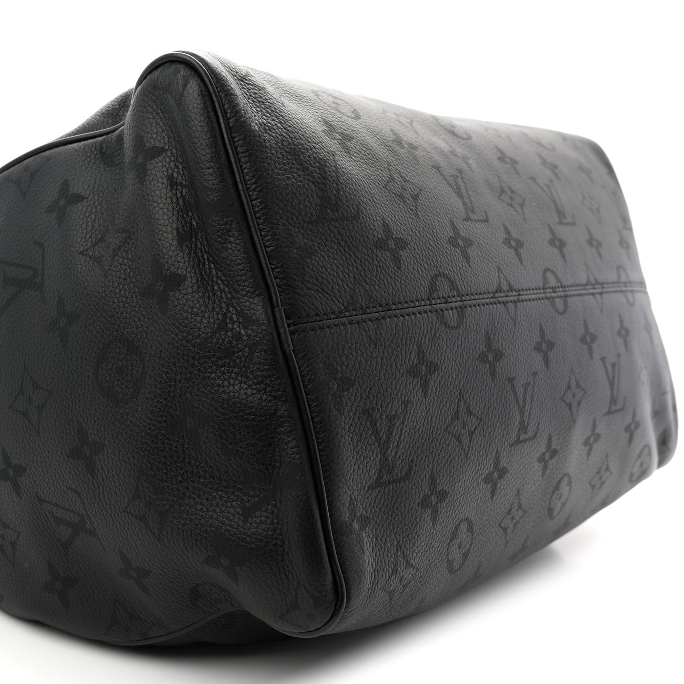 LOUIS VUITTON CALFSKIN MONOGRAM SPEEDY P9 BANDOULIERE 40 ULTRA BLACK