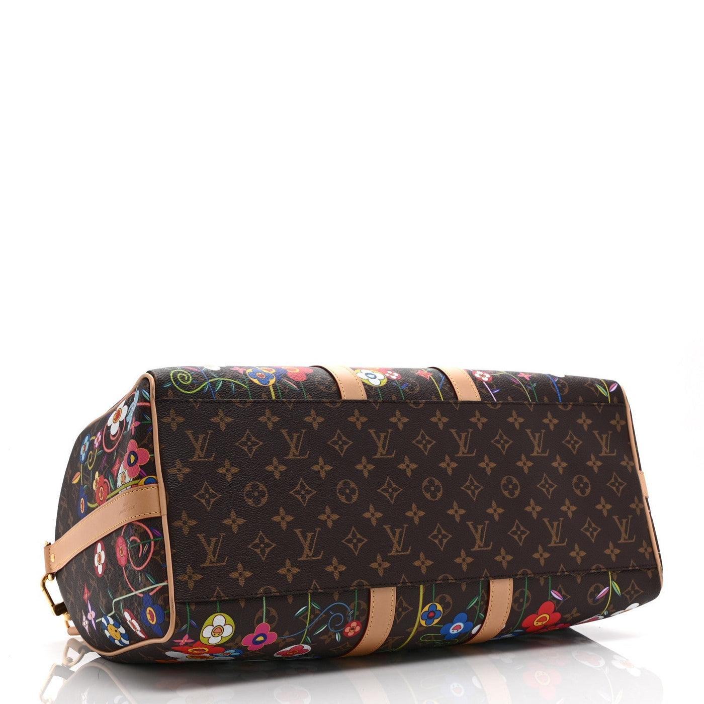 LV X TM MONOGRAM FLOWERS KEEPALL BANDOULIERE 45
