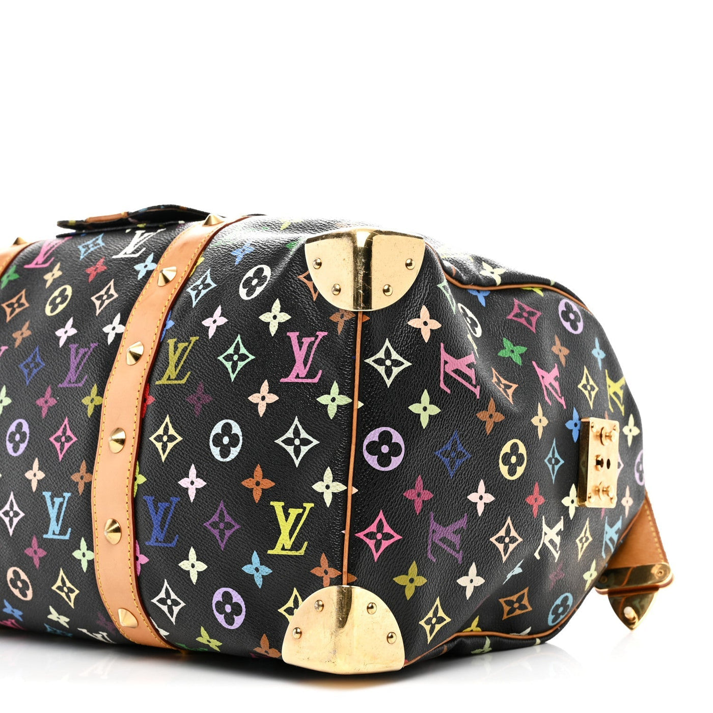 LOUIS VUITTON MONOGRAM MULTICOLOR KEEPALL 45 BLACK