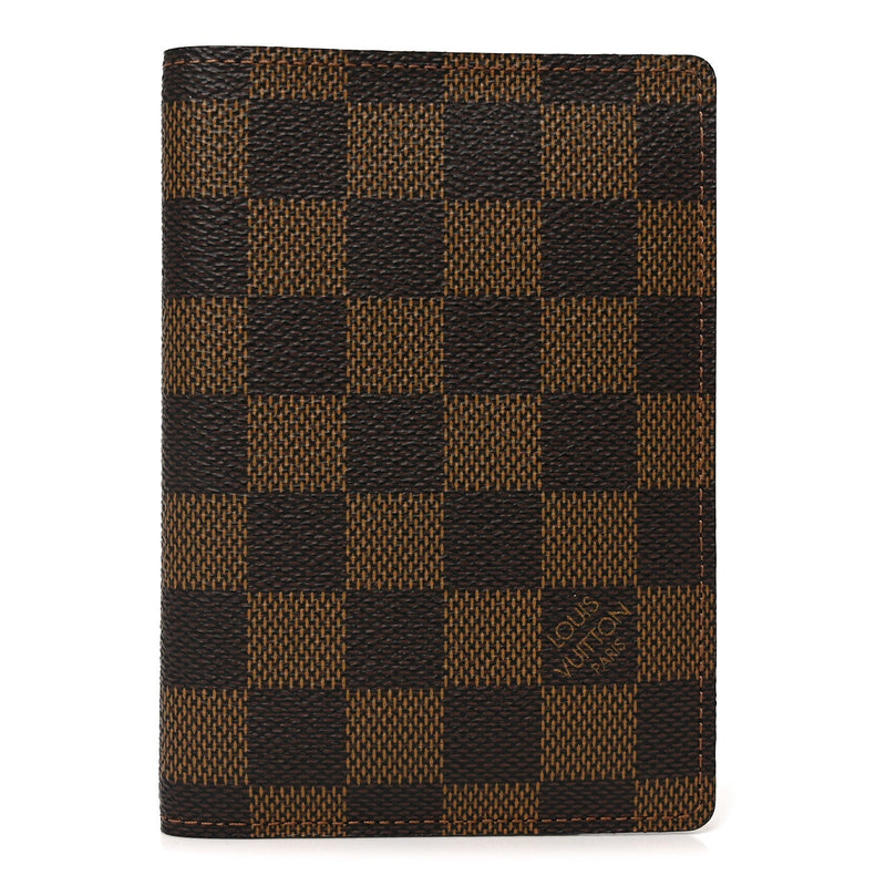 LOUIS VUITTON DAMIER EBENE PASSPORT COVER