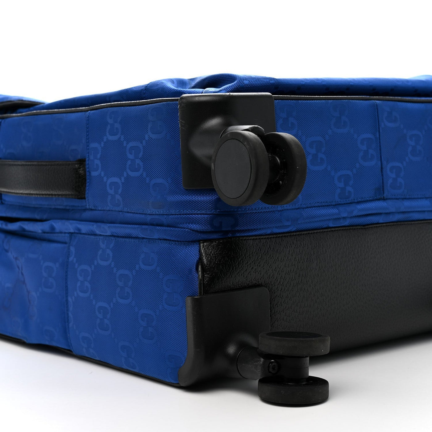 LOUIS VUITTON ECONYL NYLON MONOGRAM OFF THE GRID SUITCASE GUILTED BLUE BLACK