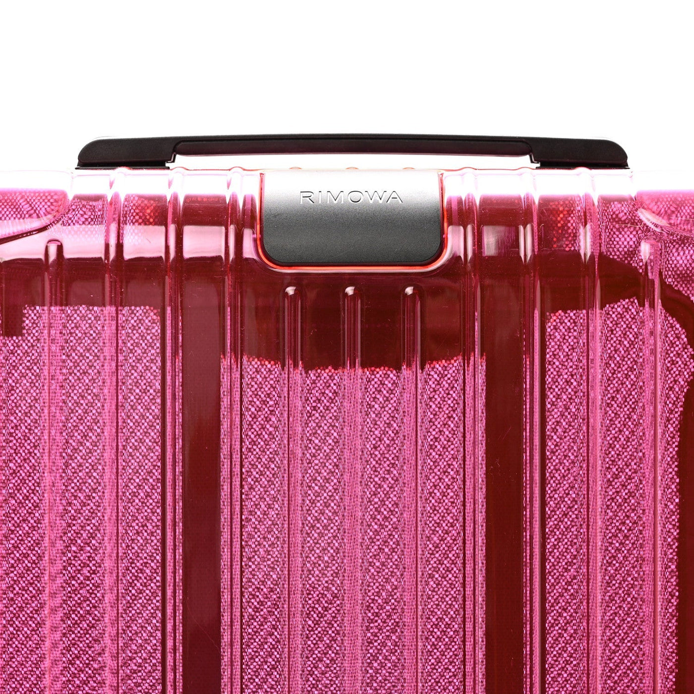 RIMOWA TRANSPARENT POLYCARBONATE ESSENTIAL CABIN NEON PINK