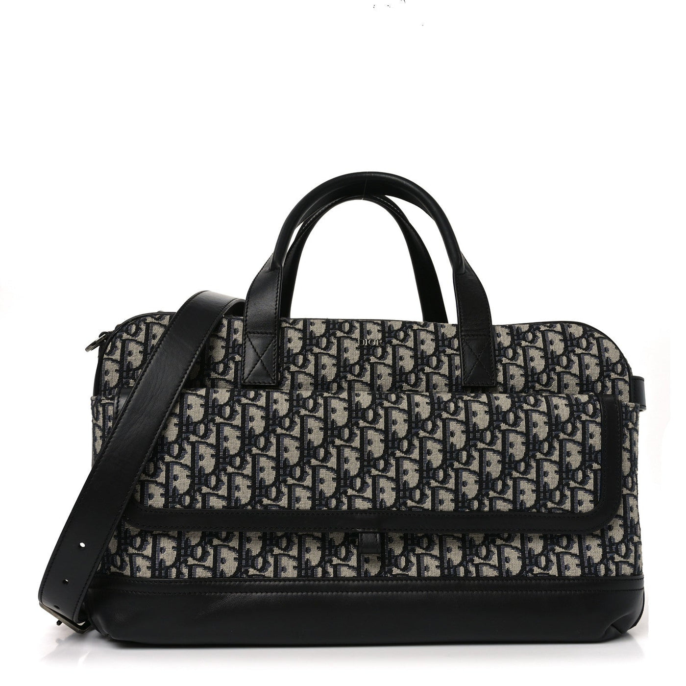 DIOR OBLIQUE CALFSKIN HIT THE ROAD PET CARRIER BLUE