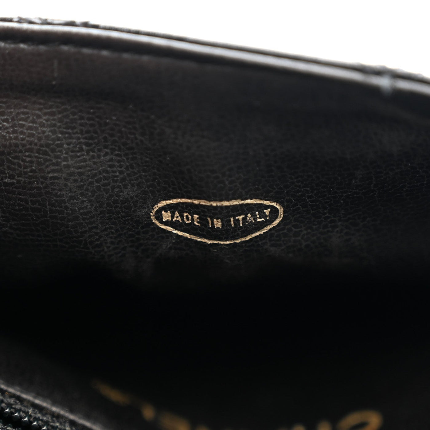 CELINE PATENT FLAP WAIST BELT BAG BLACK