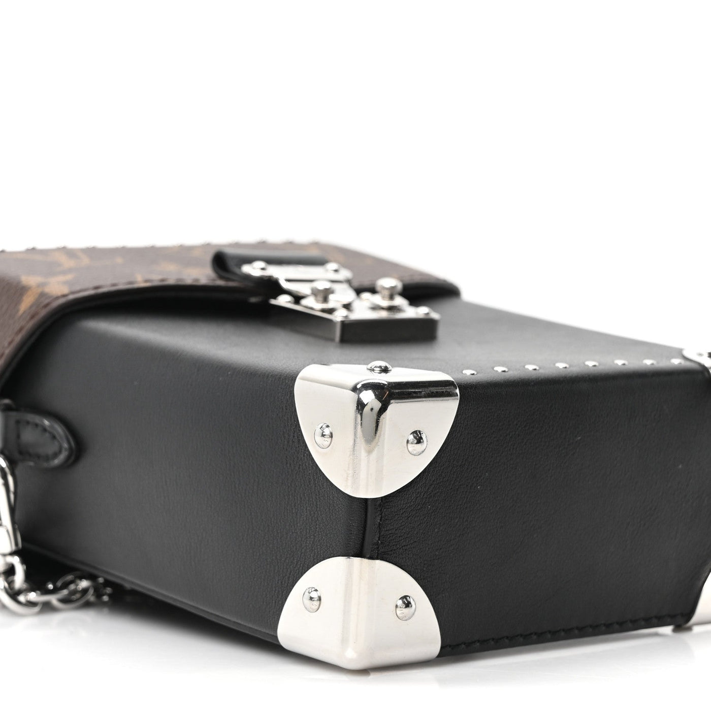 LOUIS VUITTON CALFSKIN MONOGRAM CAMERA BOX VIBE BLACK