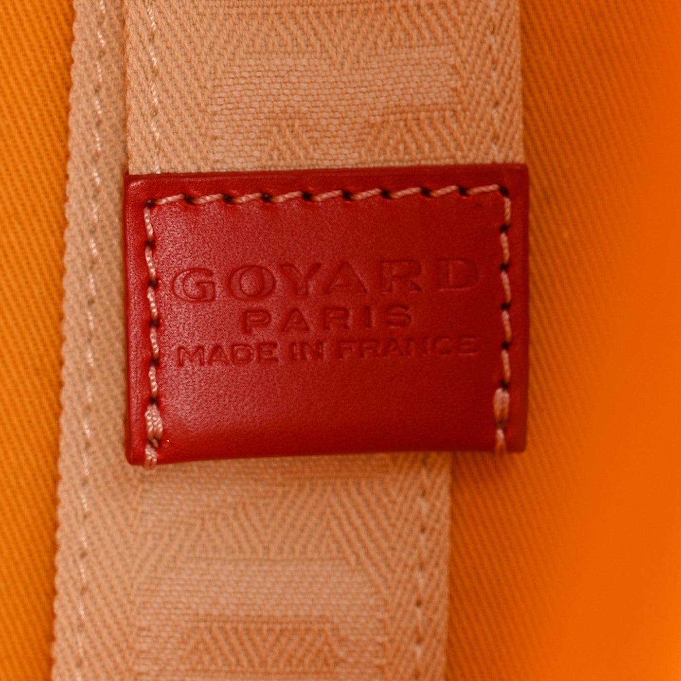 GOYARDINE PORTE-HABITS GARMENT BAG RED