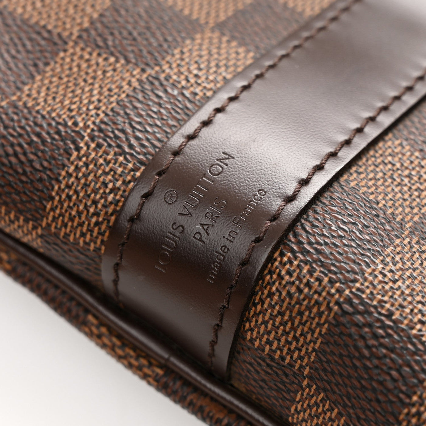 LOUIS VUITTON DAMIER EBENE KEEPALL BANDOULIERE 55