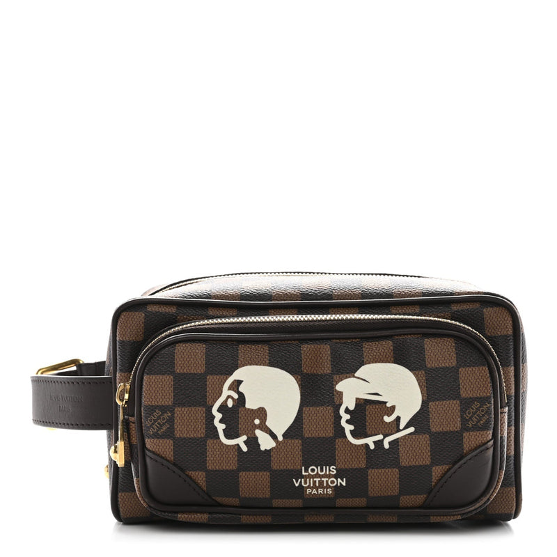 LOUIS VUITTON DAMIER PHRIENDSHIP DOPP KIT TOILET POUCH