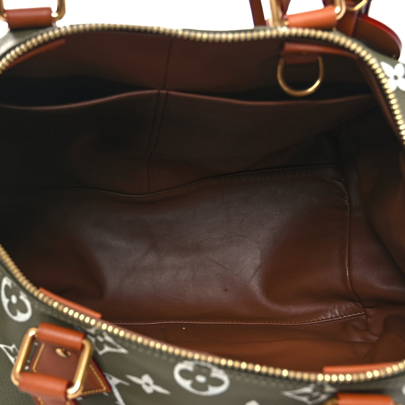 LOUIS VUITTON CALFSKIN MONOGRAM SPEEDY P9 BANDOULIERE 40 GREEN SANCHA