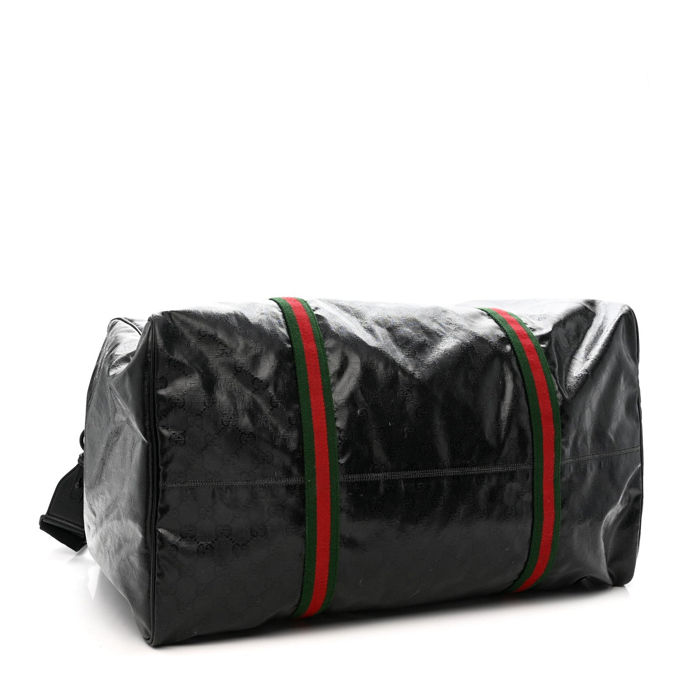 LOUIS VUITTON CRYSTAL MONOGRAM WEB LARGE DUFFLE BAG BLACK