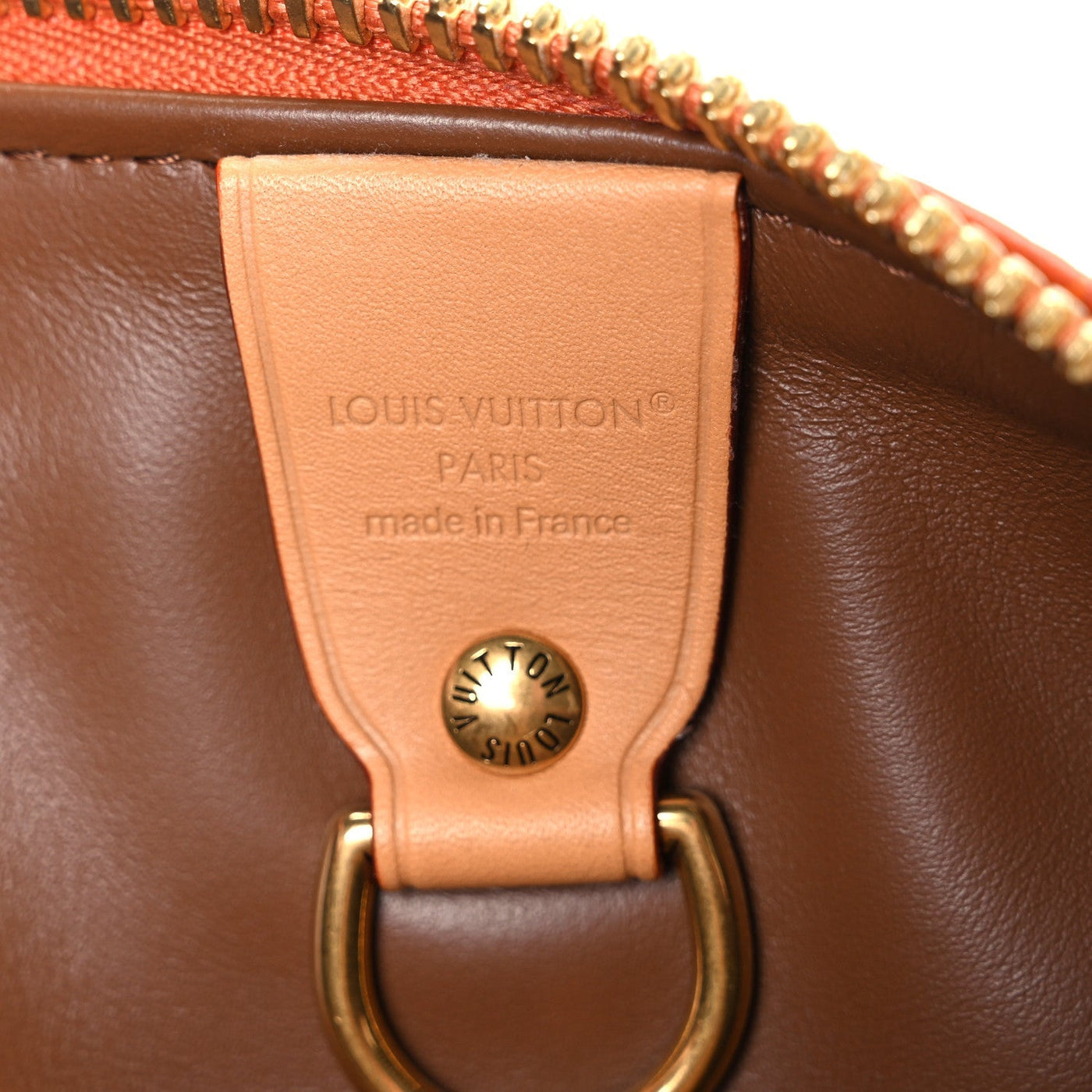 LOUIS VUITTON CALFSKIN MONOGRAM SPEEDY P9 BANDOULIERE 30 OCRE