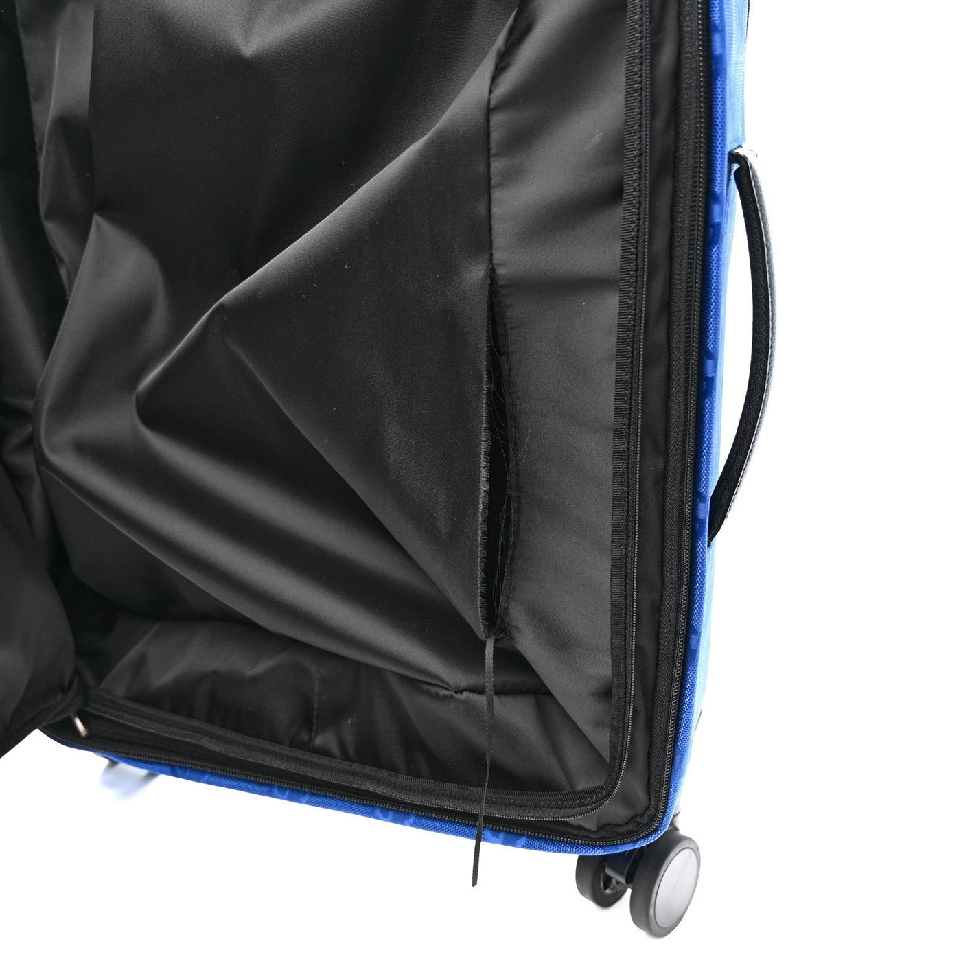 LOUIS VUITTON ECONYL NYLON MONOGRAM OFF THE GRID SUITCASE GUILTED BLUE BLACK