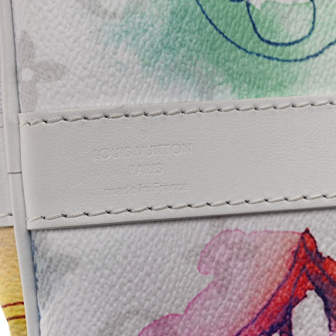 LOUIS VUITTON MONOGRAM WATERCOLOR KEEPALL BANDOULIERE 50 MULTICOLOR