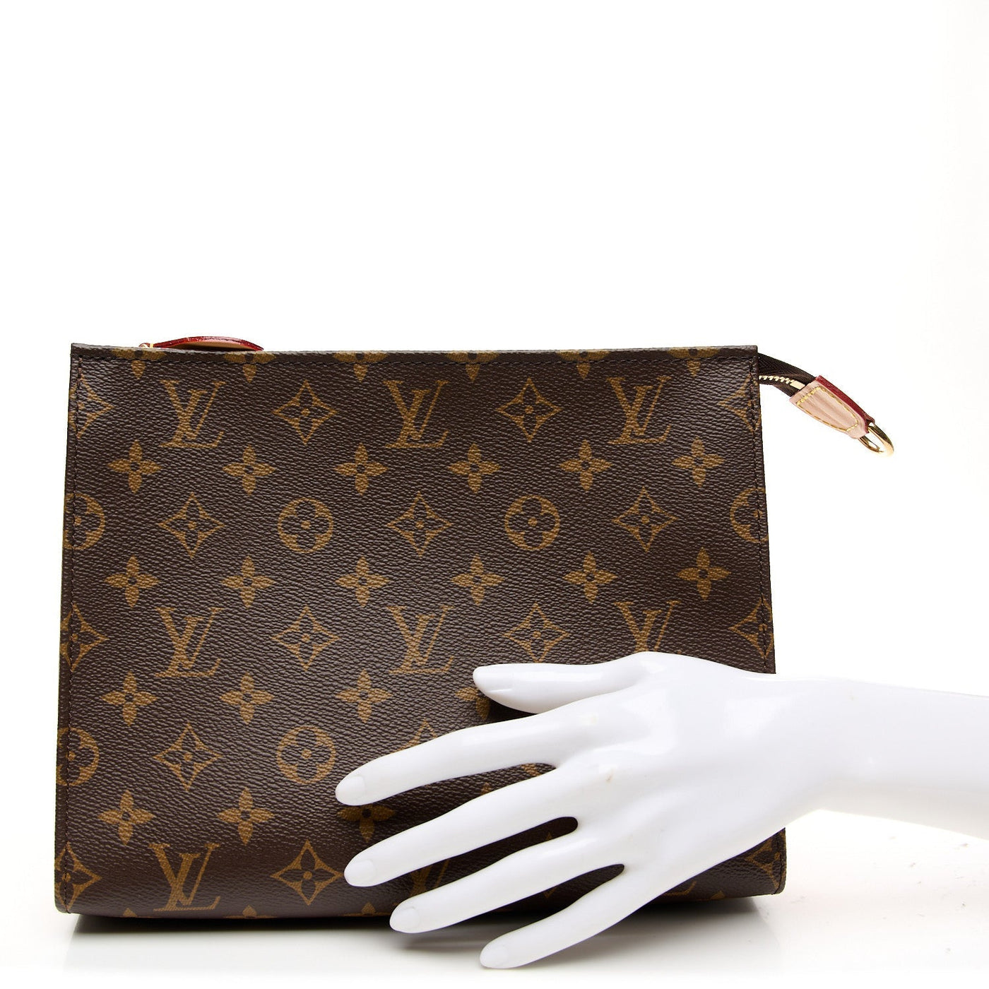 LOUIS VUITTON MONOGRAM TOILETRY POUCH ON CHAIN