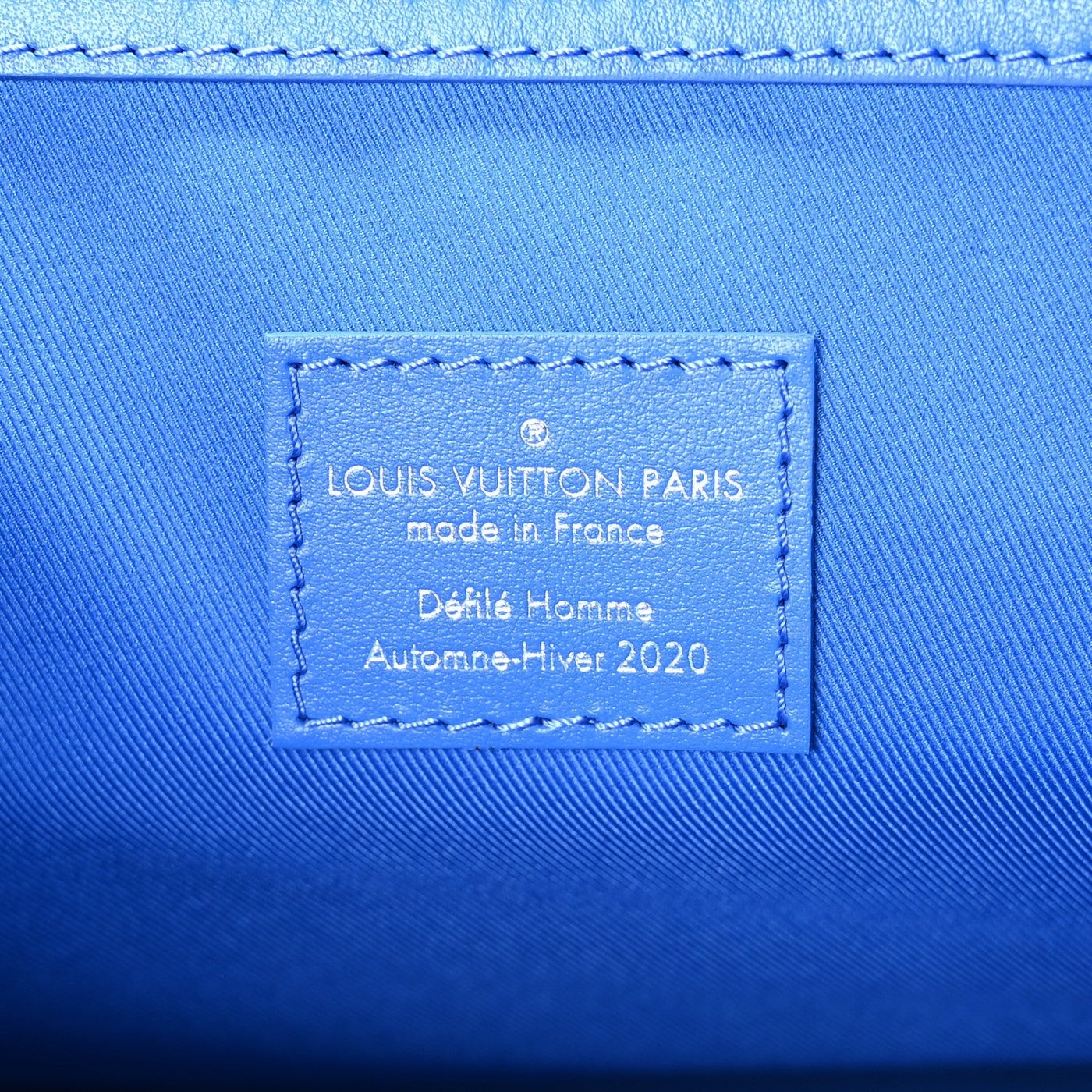 LOUIS VUITTON MONOGRAM CLOUDS KEEPALL BANDOULIERE 50 BLUE