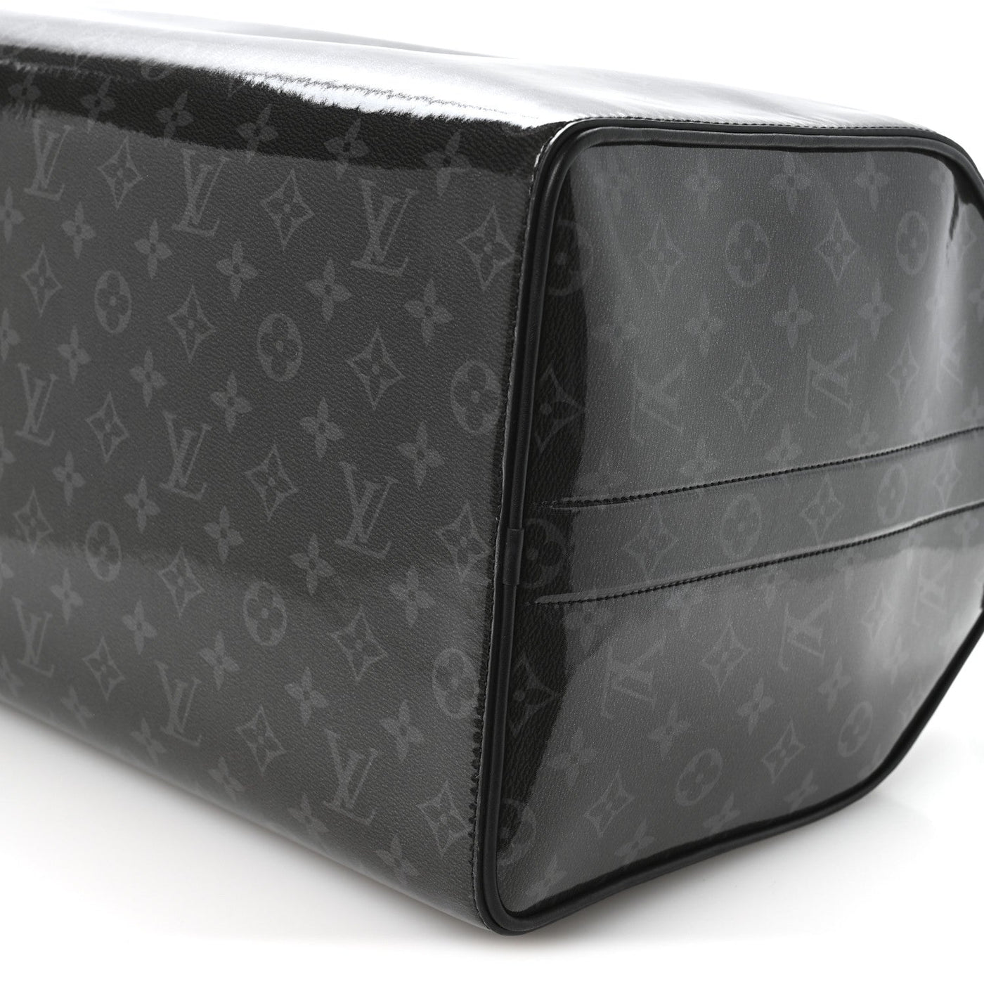 LOUIS VUITTON MONOGRAM ECLIPSE GLAZE KEEPALL BANDOULIERE 50