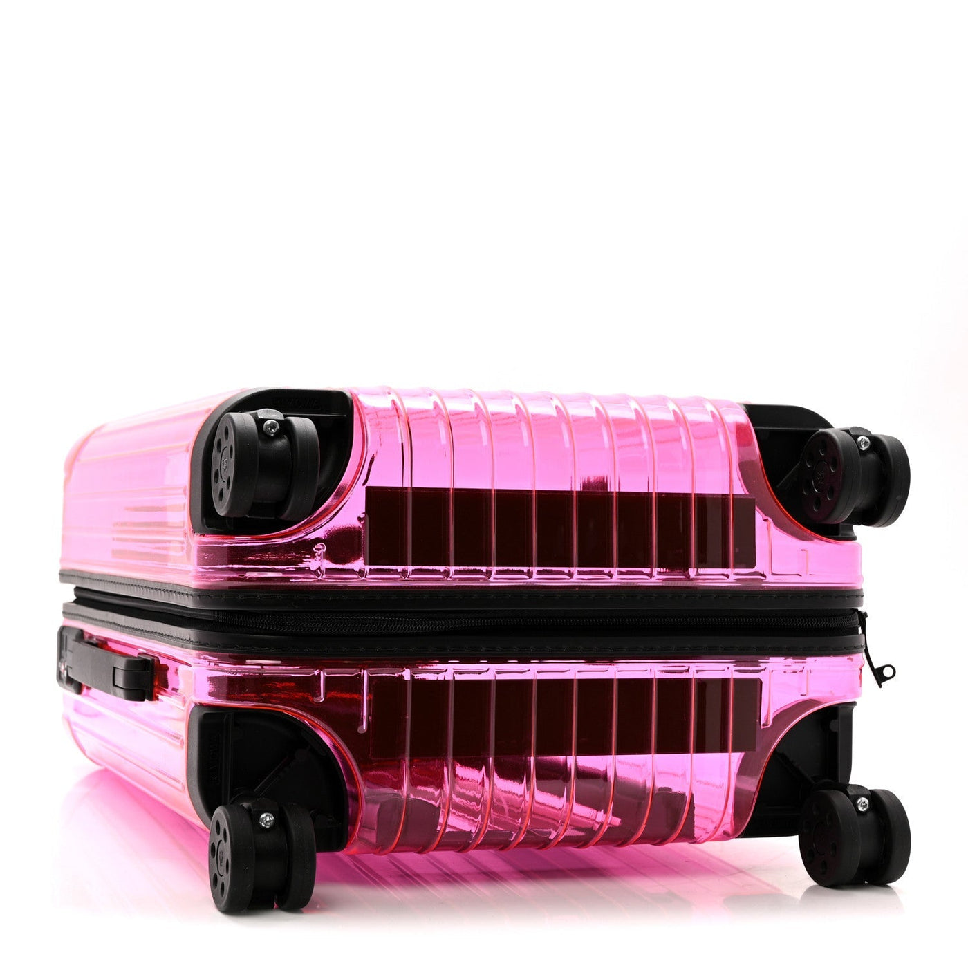 RIMOWA TRANSPARENT POLYCARBONATE ESSENTIAL CABIN NEON PINK