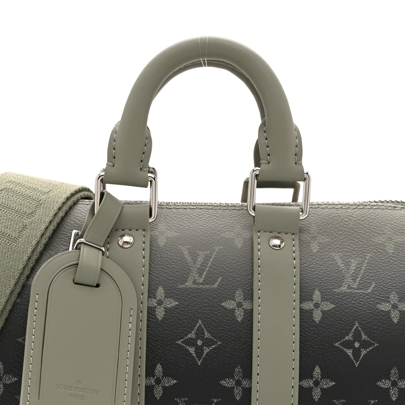 LOUIS VUITTON MONOGRAM GRADIENT KEEPALL BANDOULIERE 25 KHAKI